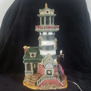 RARE Lemax Christmas Village Hidden Reef Lighthouse